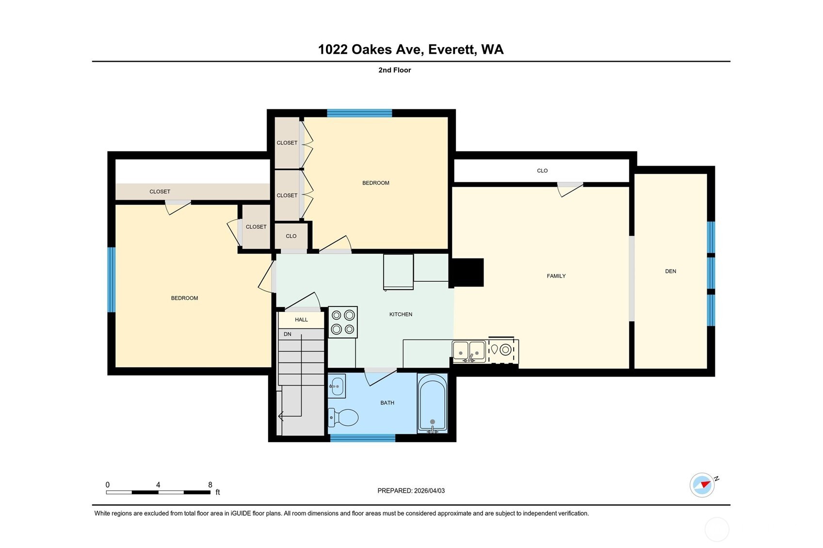 1022 Oakes Avenue , Everett, WA 98201-1544