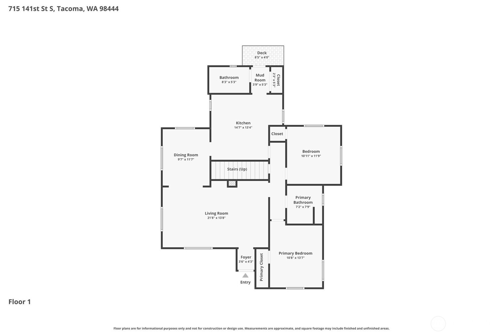 715 S 141st Street , Tacoma, WA 98444