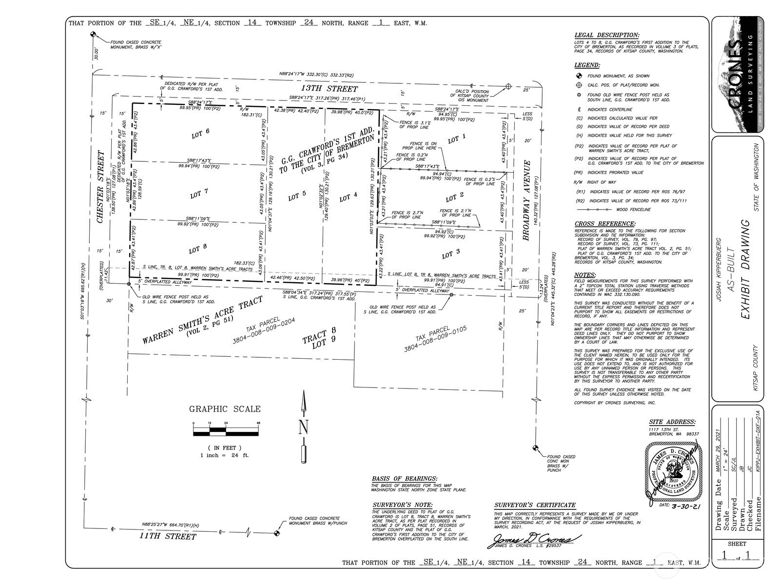 1117 13th Street , Bremerton, WA 98337