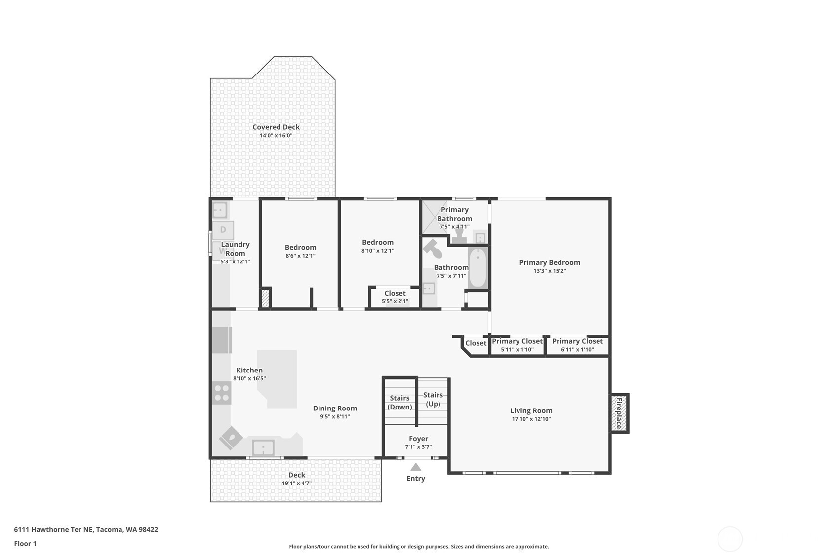 6111 Hawthorne Terrace NE NE, Tacoma, WA 98422