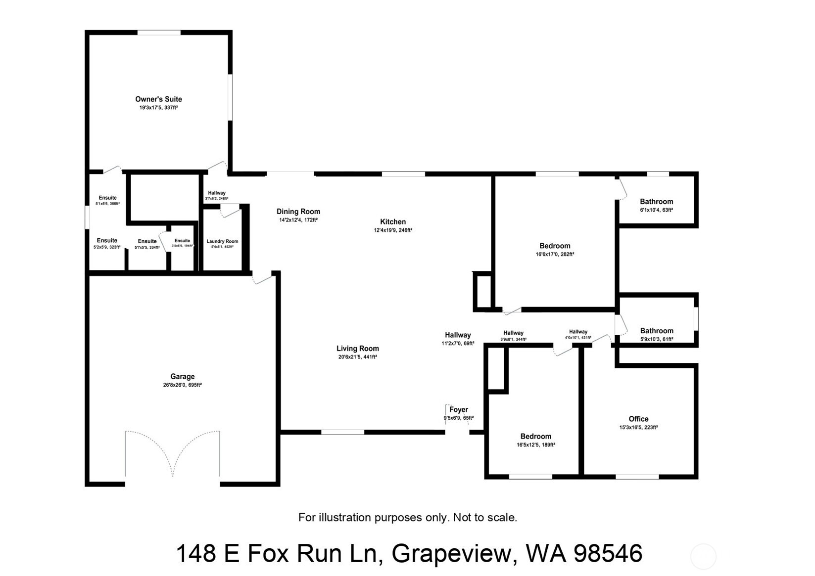 148 E Fox Run Lane , Grapeview, WA 98546