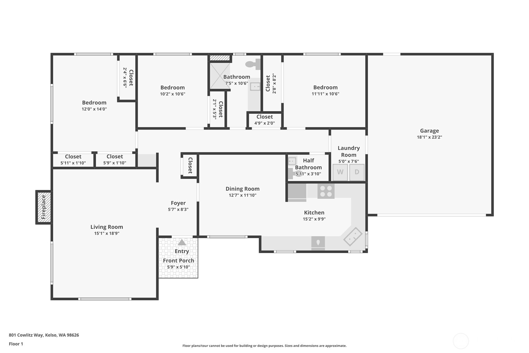 801 Cowlitz Way , Kelso, WA 98626