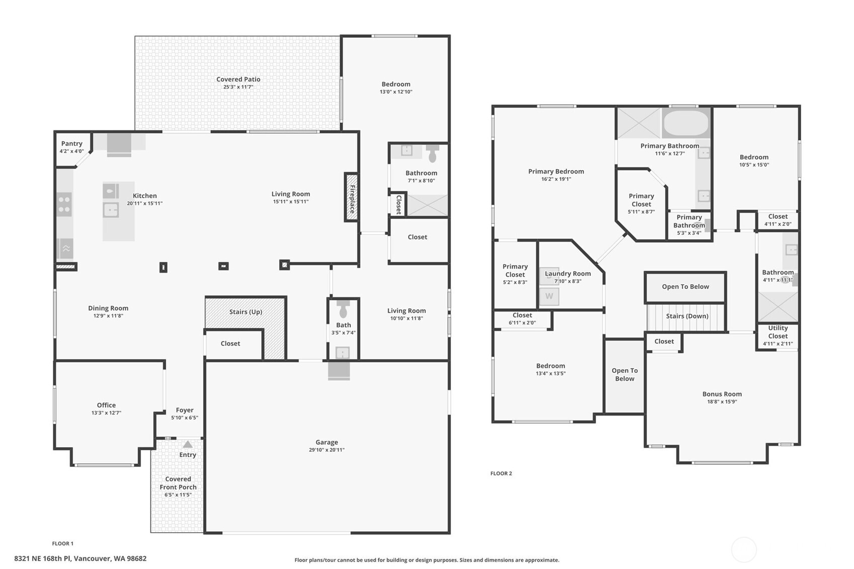 8321 NE 168th Place , Vancouver, WA 98682