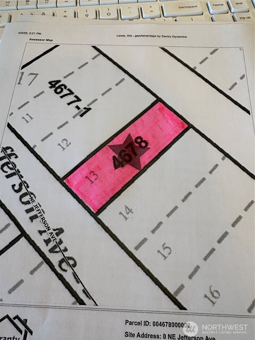 0 NE Jefferson Street , Chehalis, WA 98532