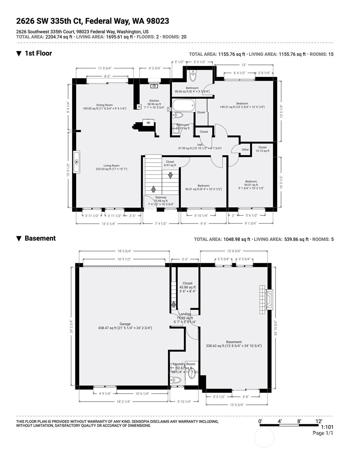 2626 SW 335th Court , Federal Way, WA 98023