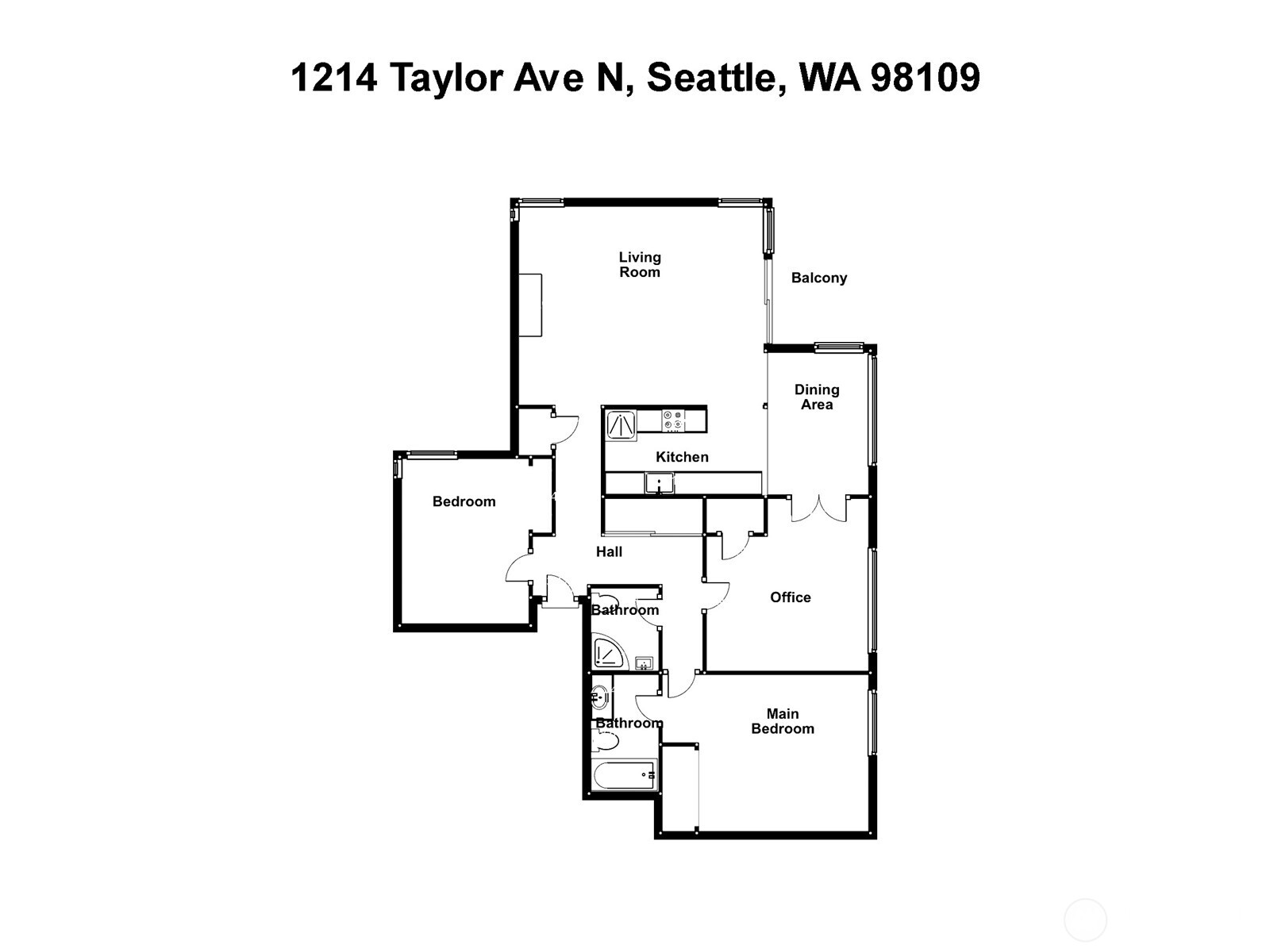 1214 Taylor Avenue N #201, Seattle, WA 98109