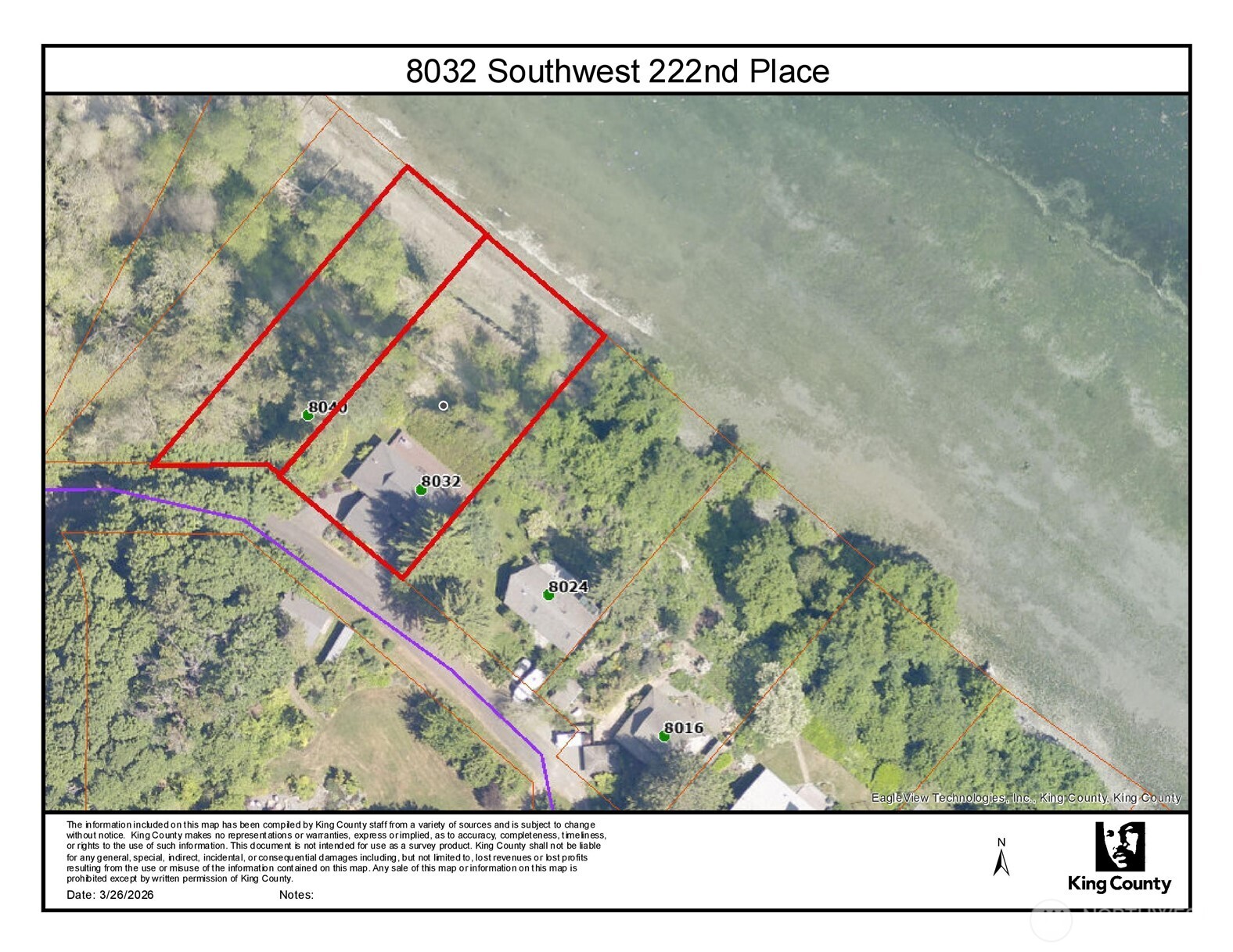 8032 SW 222nd Place , Vashon, WA 98070