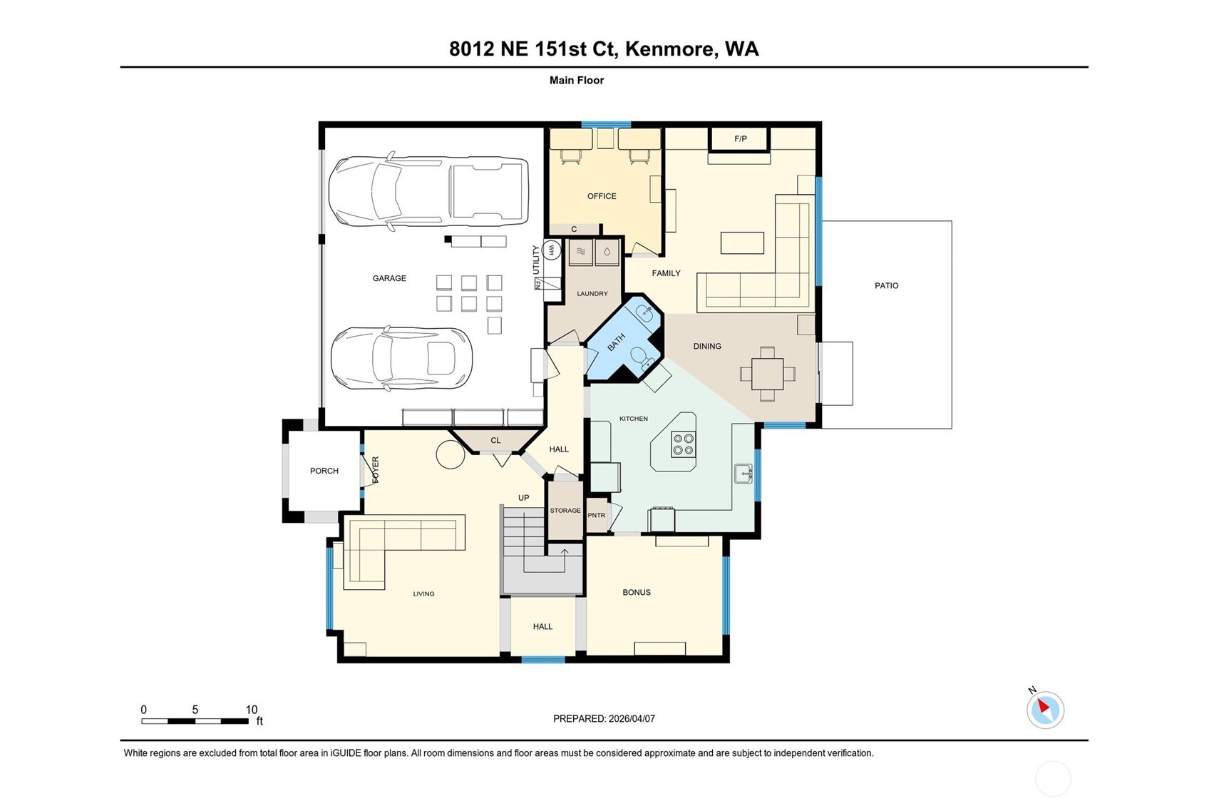 8012 NE 151st Court , Kenmore, WA 98028