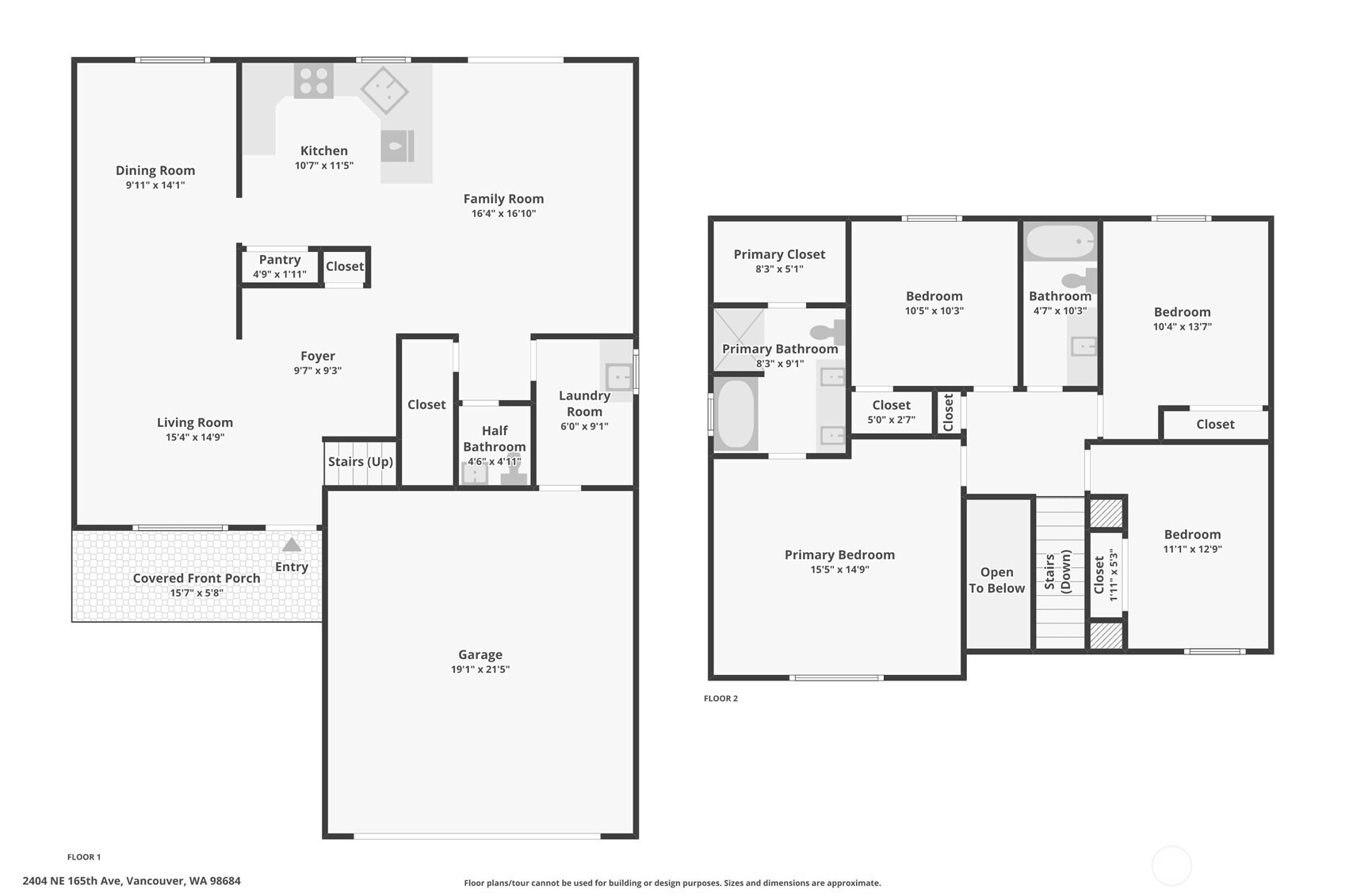 2404 NE 165th Avenue , Vancouver, WA 98684