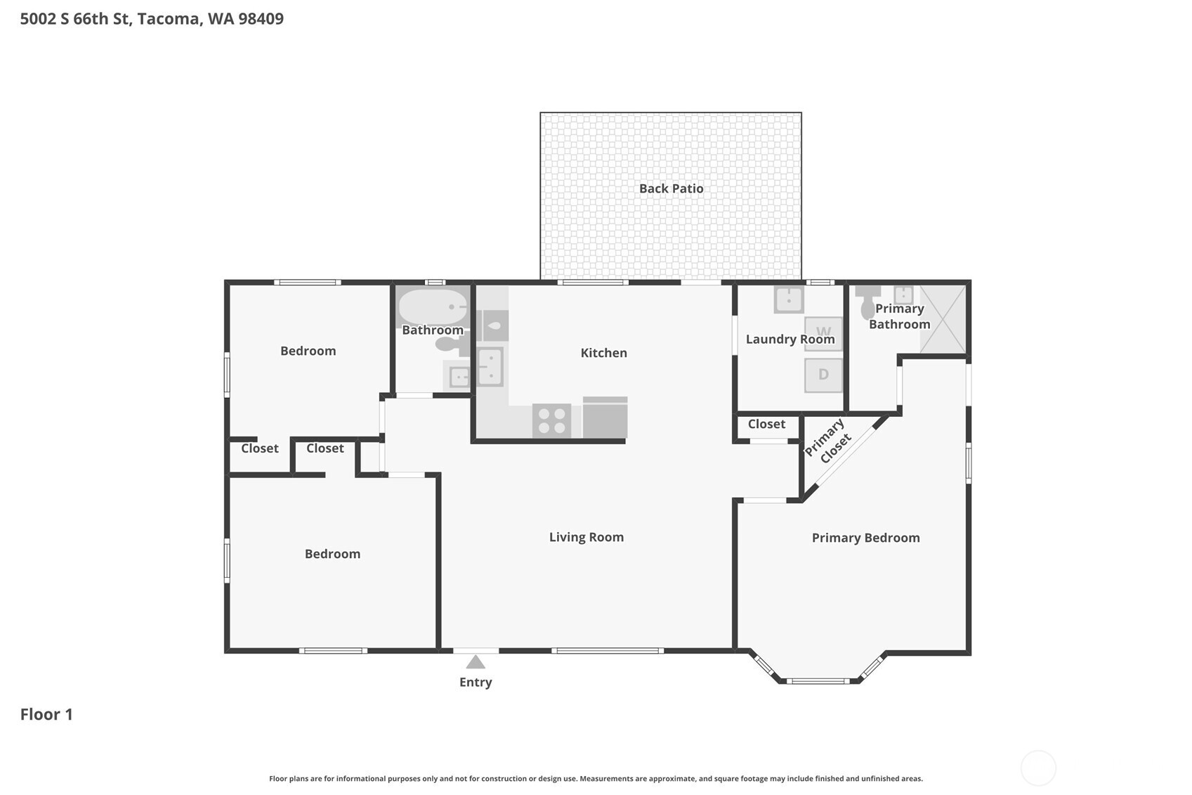 5002 S 66th Street , Tacoma, WA 98409