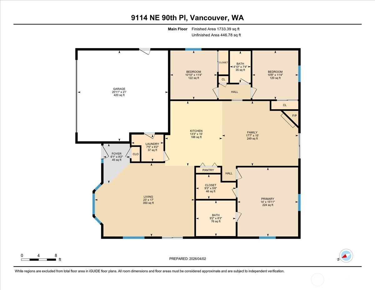 9114 NE 90th Place , Vancouver, WA 98662