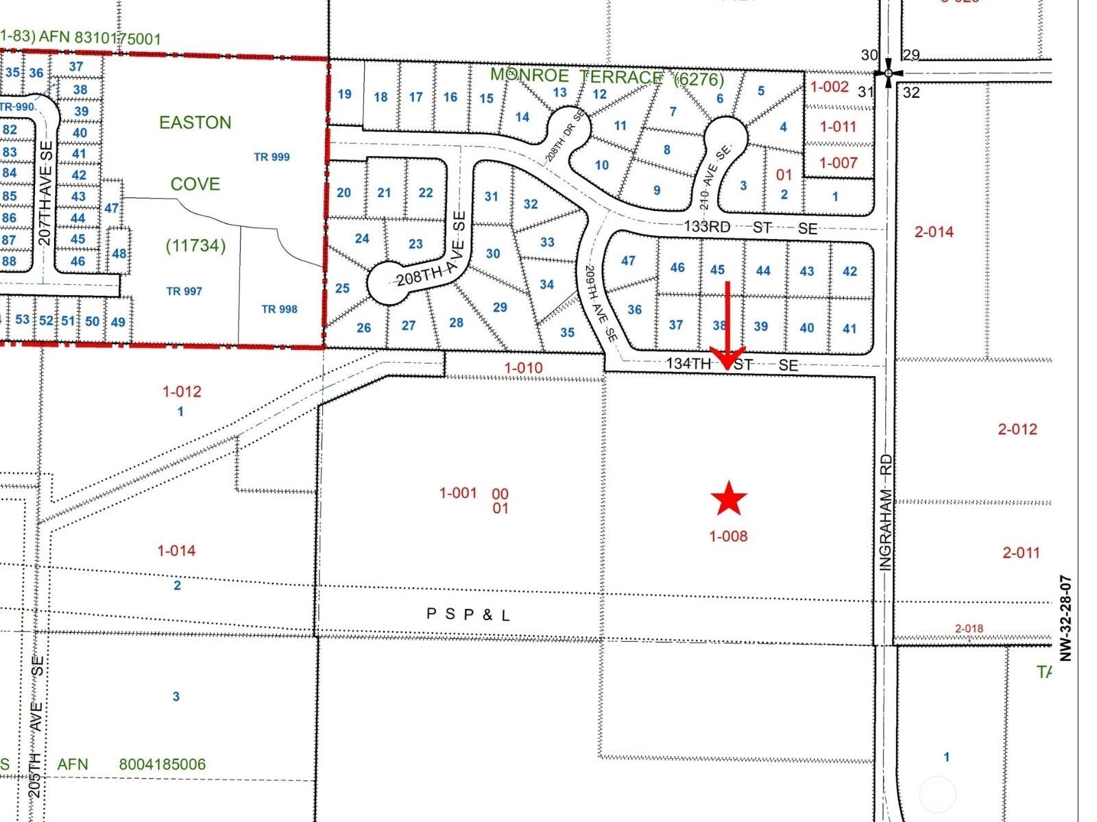 134 th SE St & Ingraham , Monroe, WA 98272