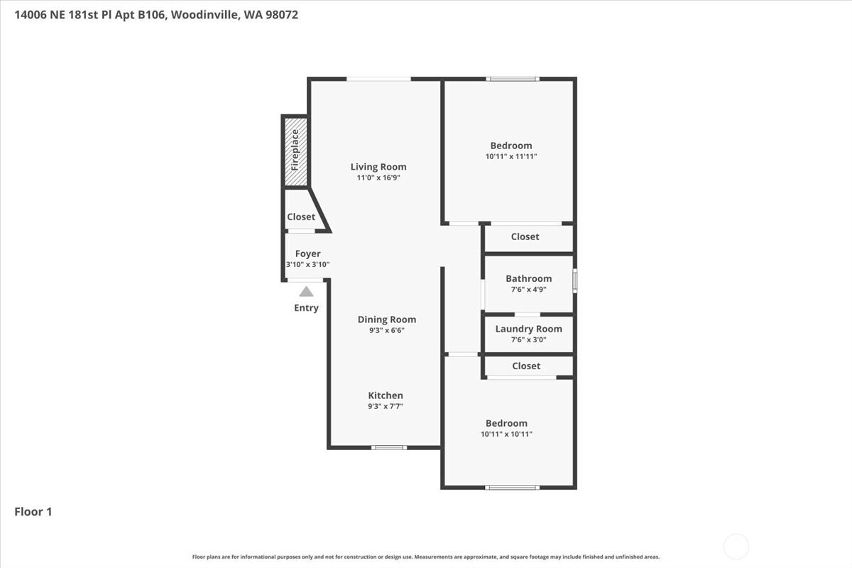 14006 NE 181st Place #B106, Woodinville, WA 98072