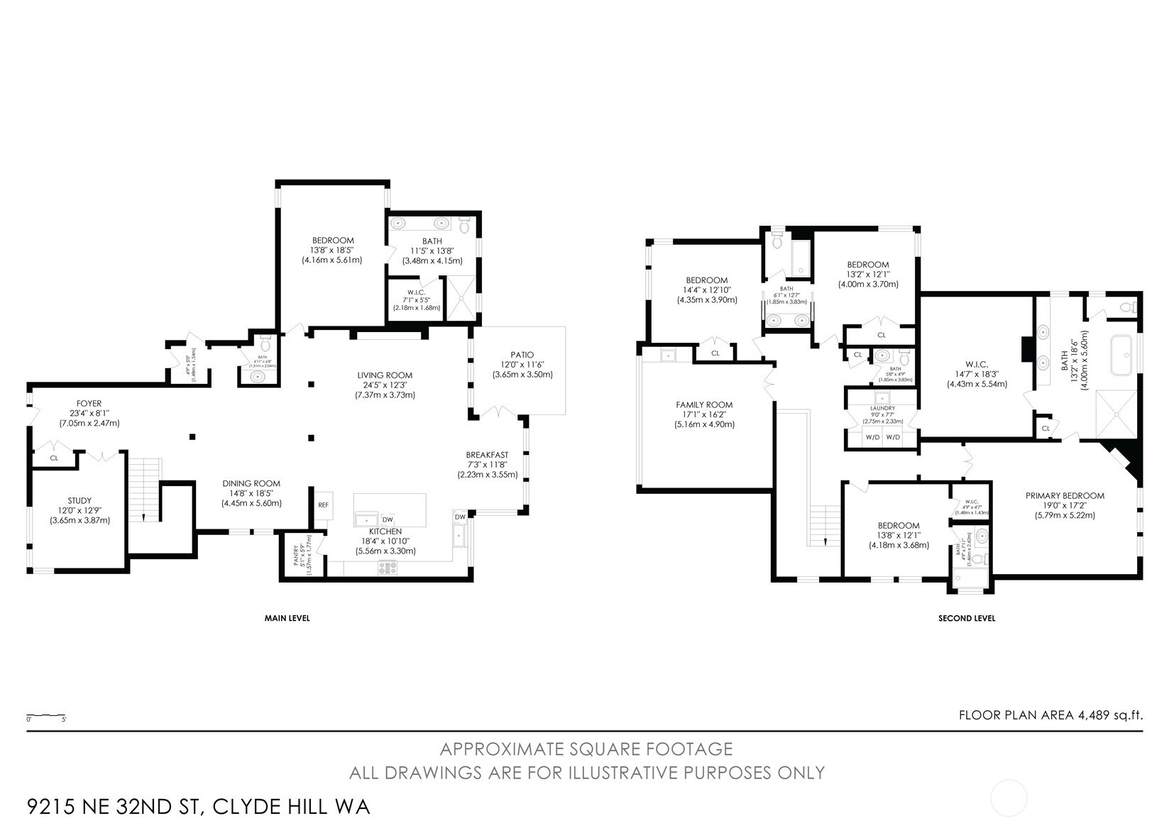9215 NE 32nd Street , Clyde Hill, WA 98004-1630