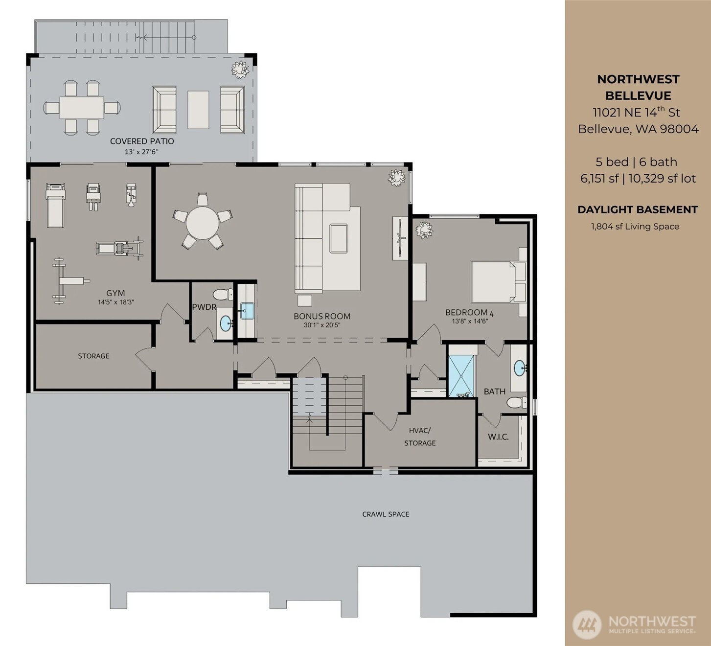 11021 NE 14th Street , Bellevue, WA 98004