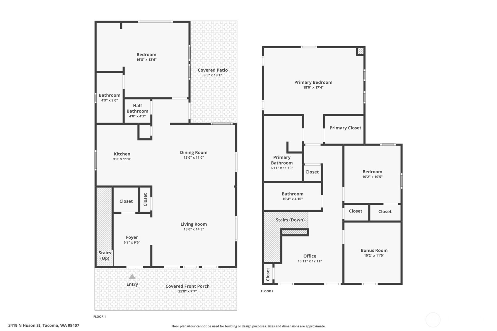 3419 N Huson Street , Tacoma, WA 98407