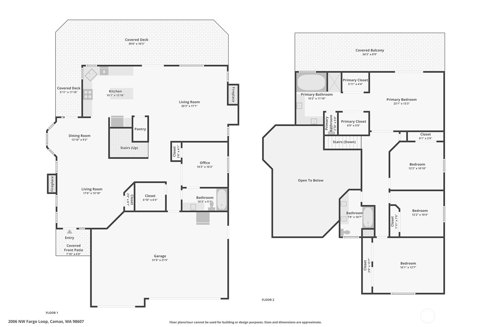 2006 NW Fargo Loop , Camas, WA 98607