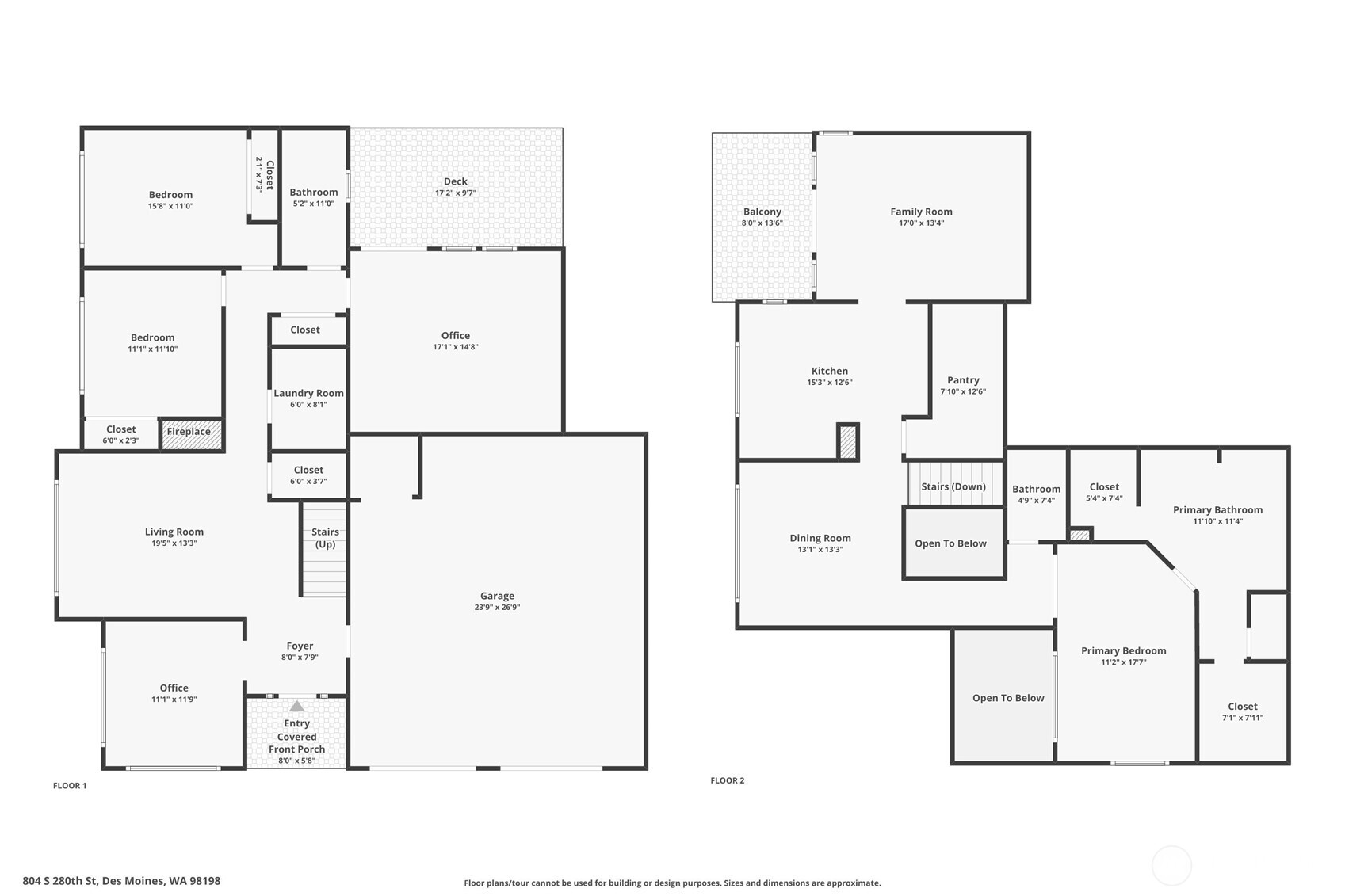 804 S 280th Street , Des Moines, WA 98198