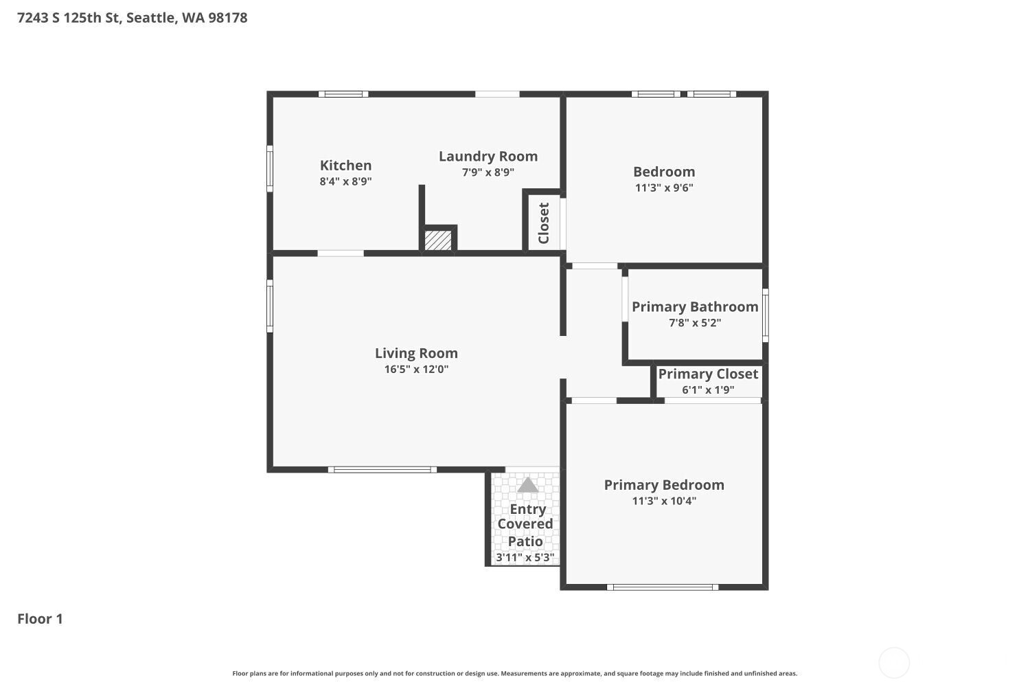 7243 S 125th Street , Seattle, WA 98178