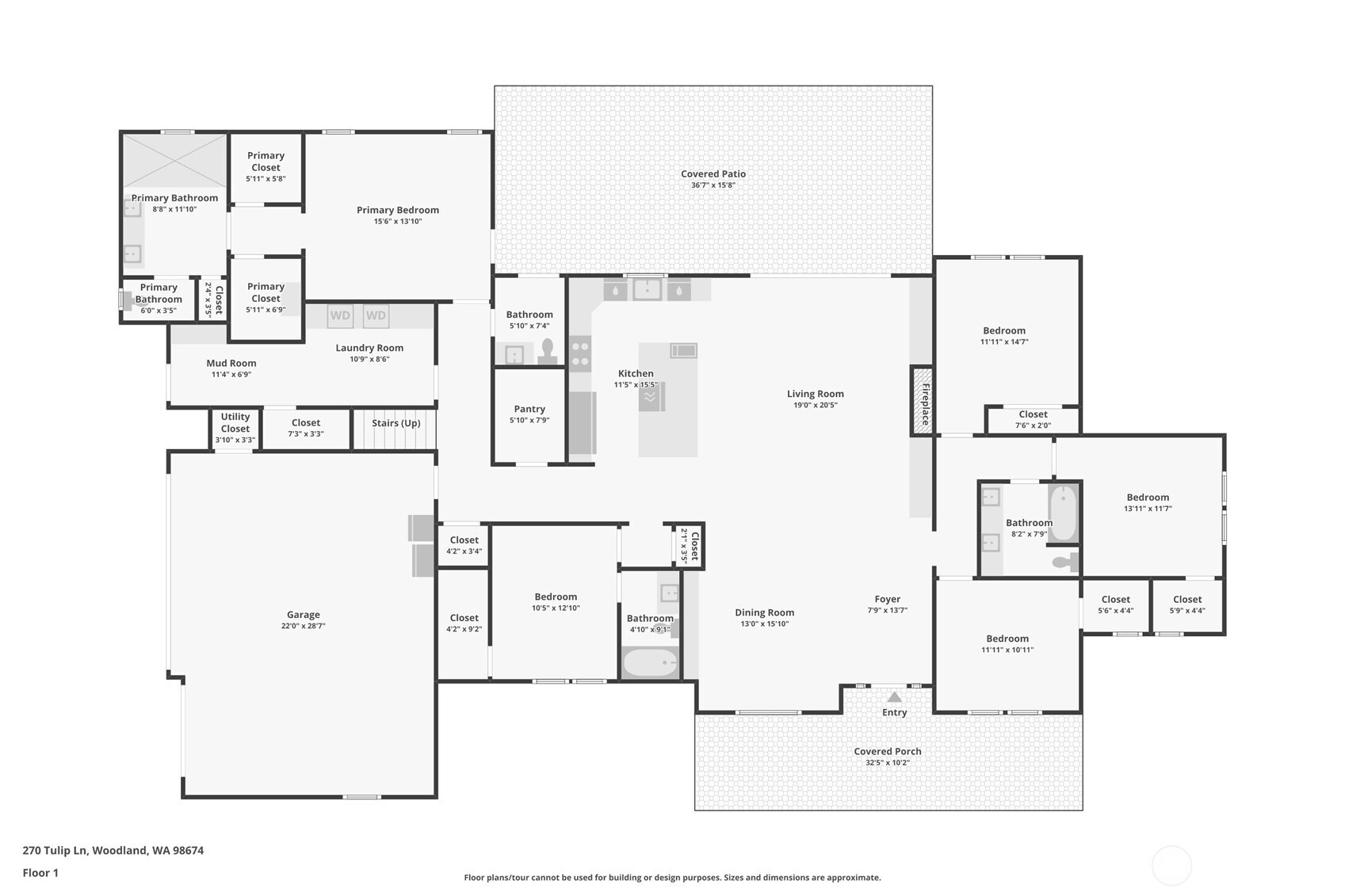270 Tulip Lane , Woodland, WA 98674