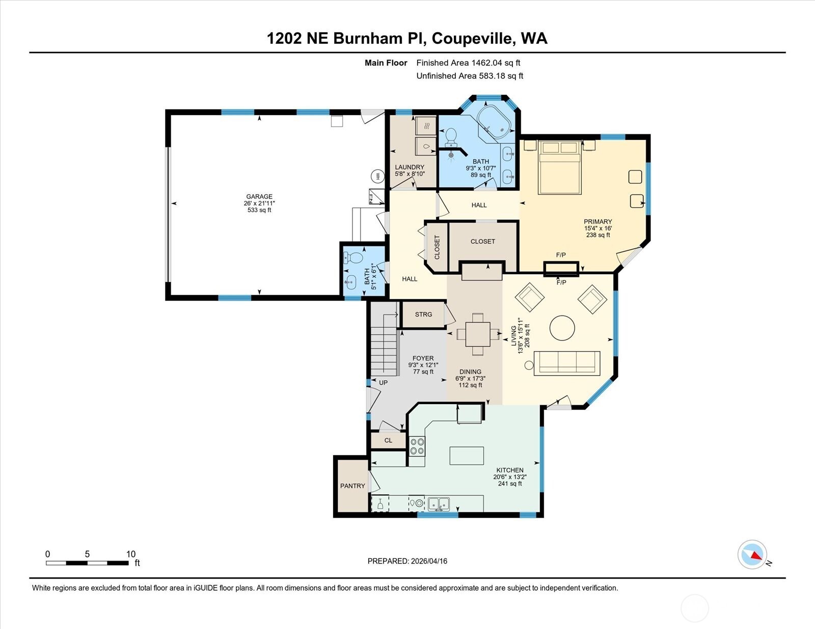 1202 NE Burnham Place , Coupeville, WA 98239