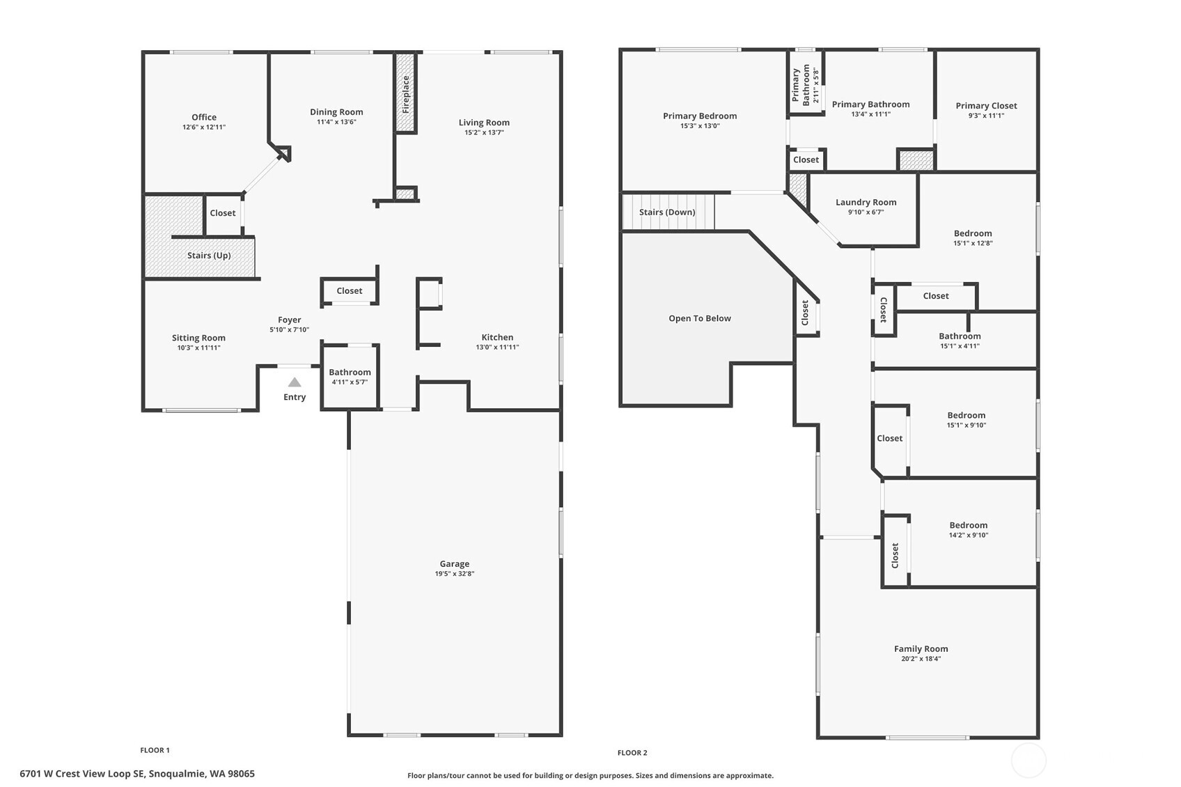 6701 W Crest View Loop SE, Snoqualmie, WA 98065