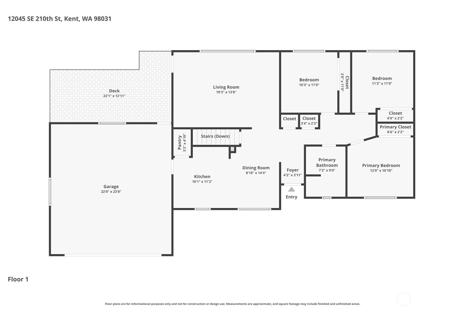12045 SE 210th Street , Kent, WA 98031