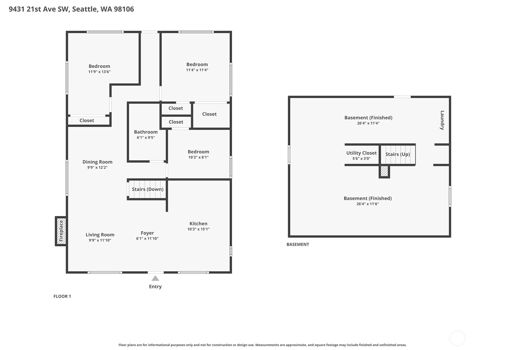 9431 21st Avenue SW, Seattle, WA 98106-2613