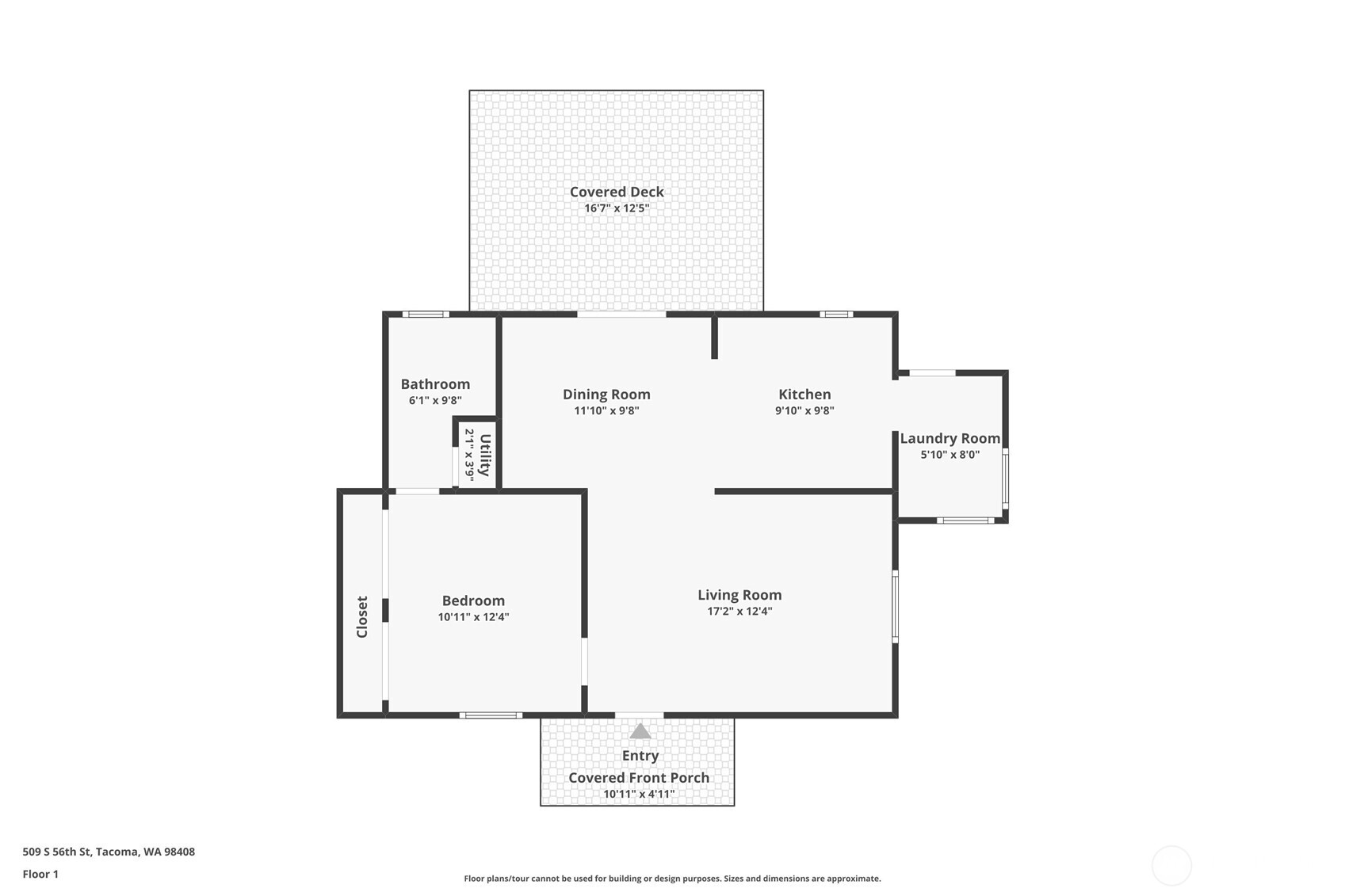 509 S 56th Street , Tacoma, WA 98408
