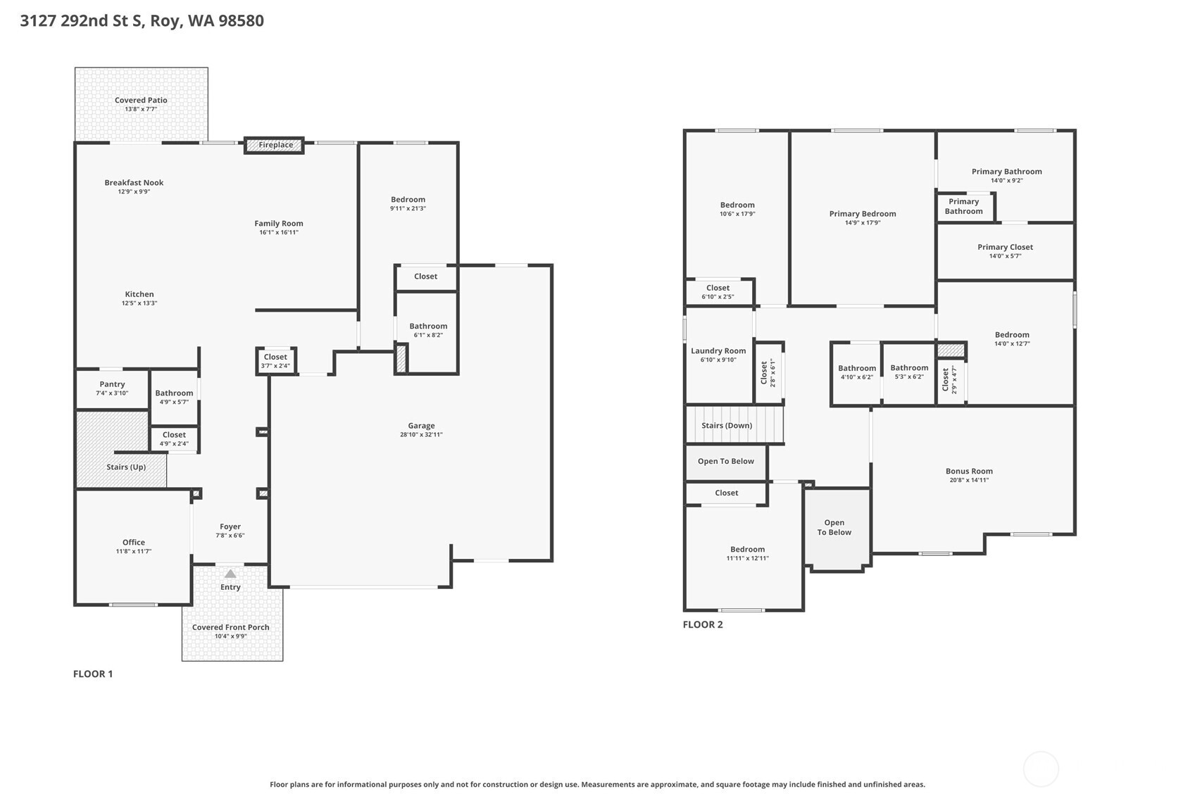 3127 292nd Street S, Roy, WA 98580