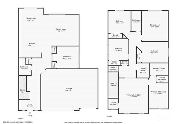 6930 Oleander Ave NE , Lacey, WA 98516