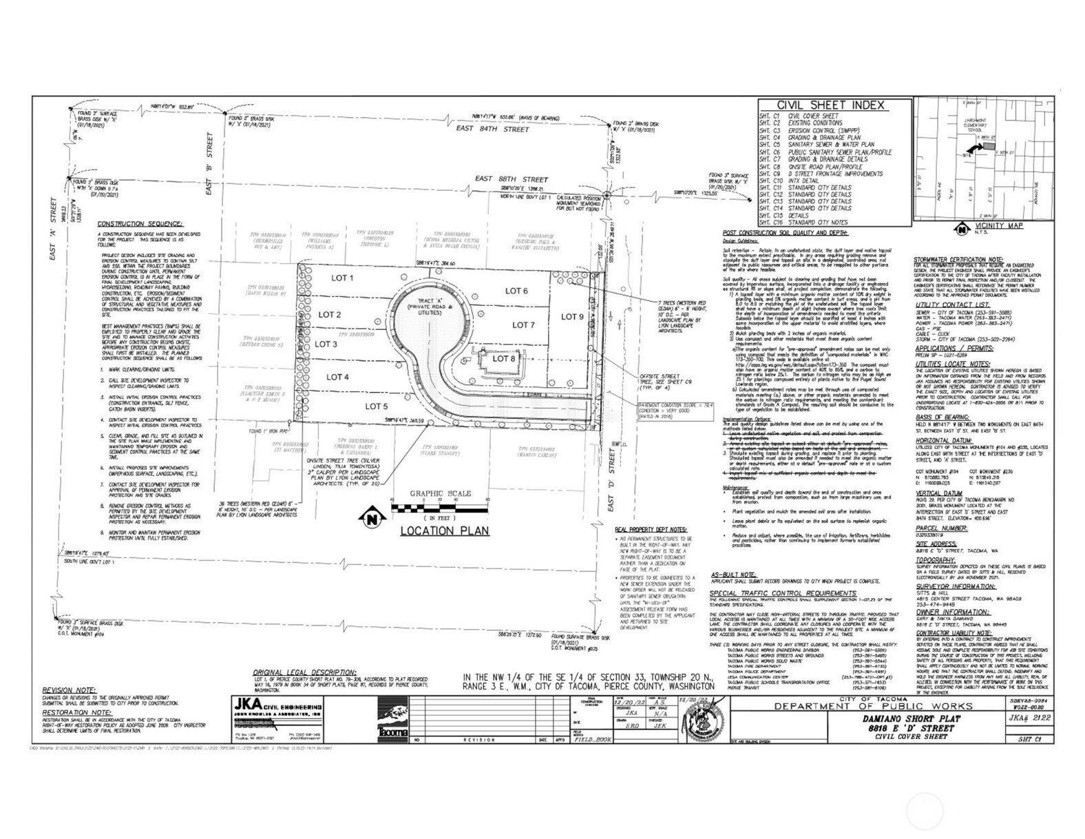 8818 E D Street , Tacoma, WA 98445