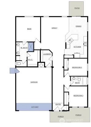 4333 W Sand Hill St. , Moses Lake, WA 98837