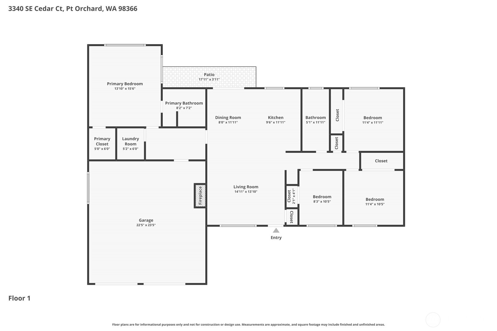 3340 SE Cedar Court , Port Orchard, WA 98366