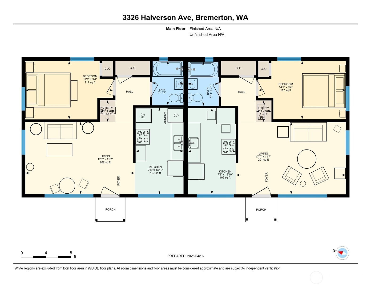 3326 - 3328 Halverson Avenue , Bremerton, WA 98310
