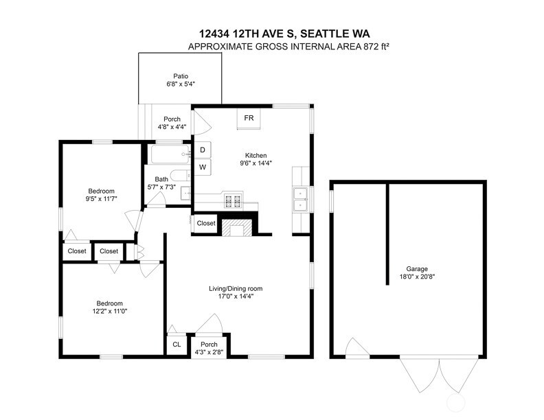 12434 12th Avenue S, Burien, WA 98168-2241
