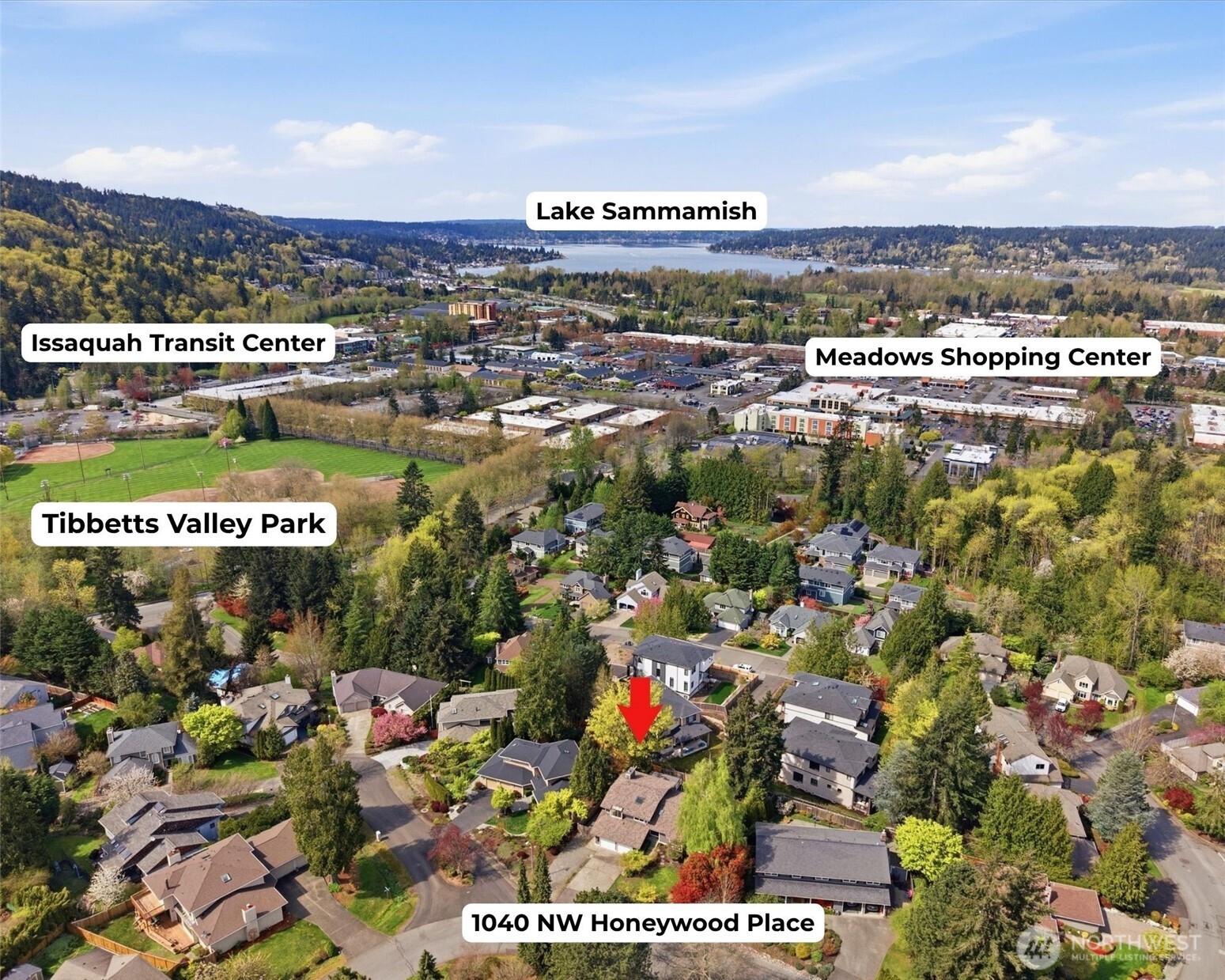 1040 NW Honeywood Place , Issaquah, WA 98027