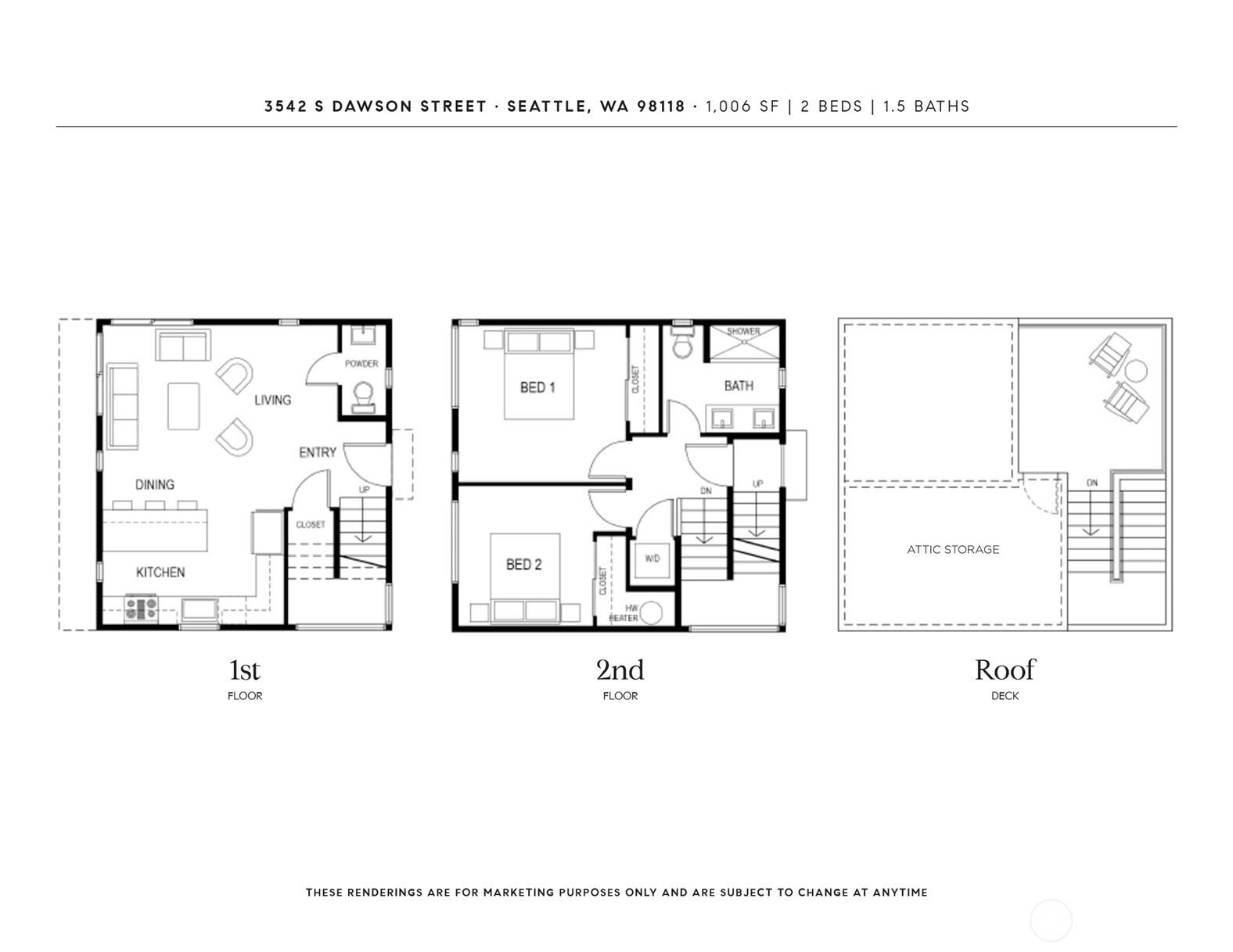 3542 S Dawson Street , Seattle, WA 98118