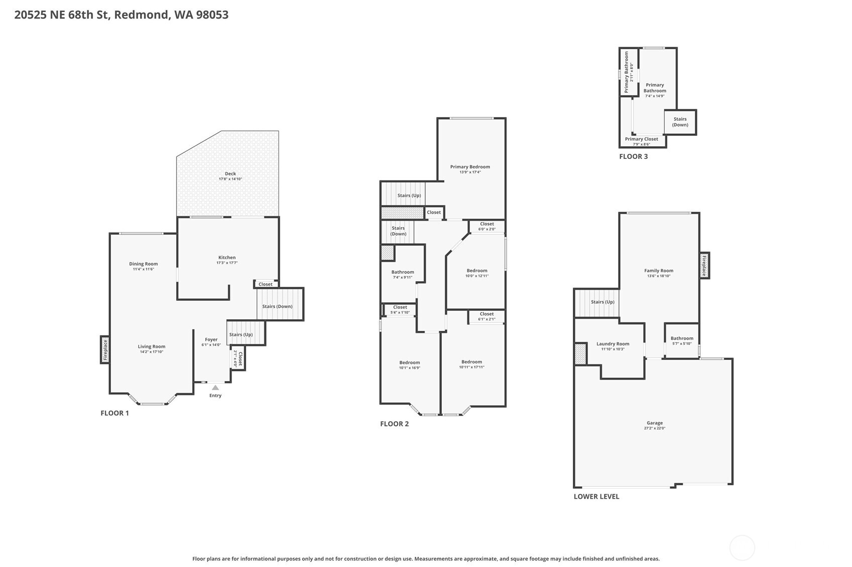 20525 NE 68th Street , Redmond, WA 98053