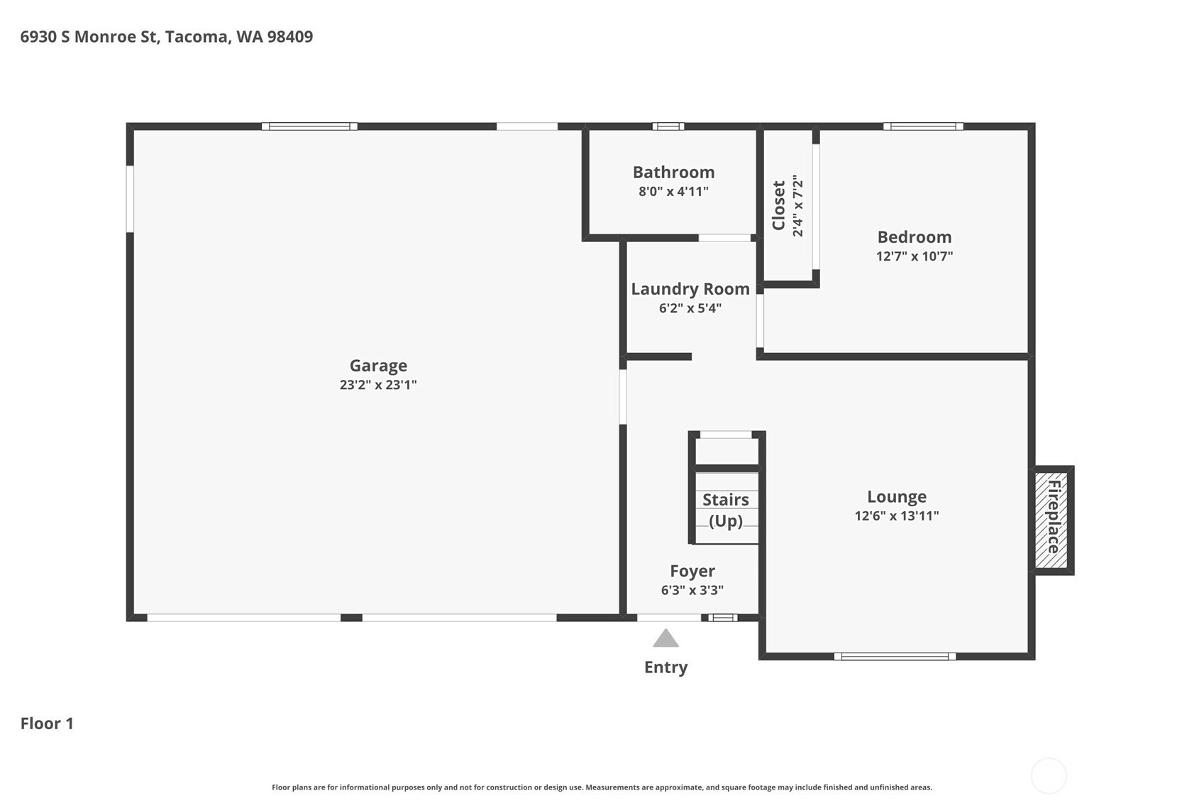 6930 S Monroe Street , Tacoma, WA 98409