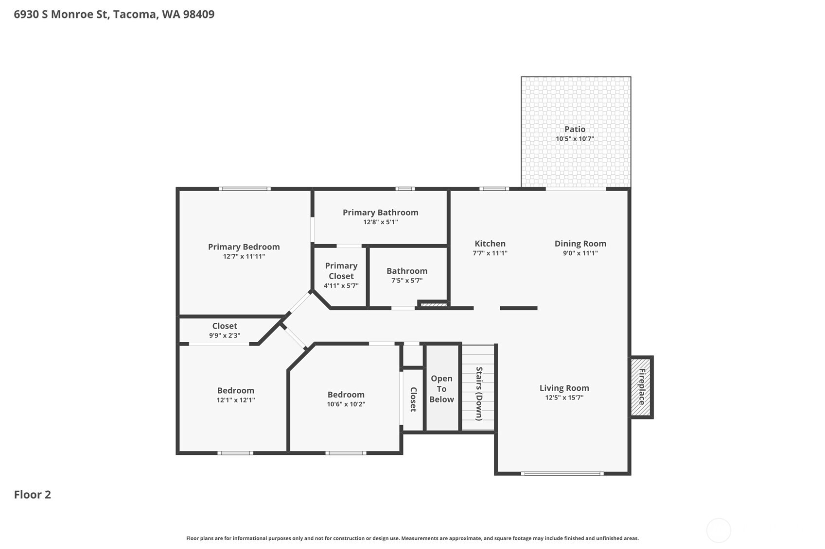 6930 S Monroe Street , Tacoma, WA 98409