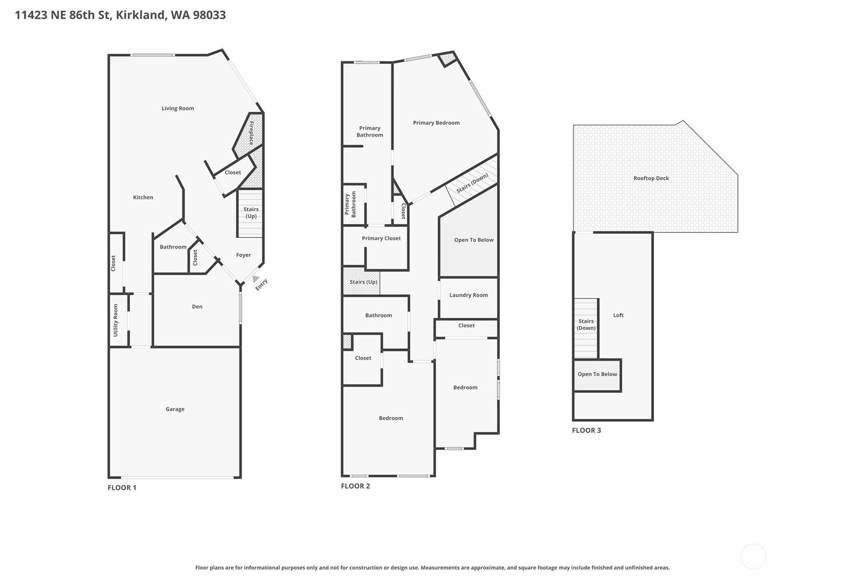 11423 NE 86th Street , Kirkland, WA 98033