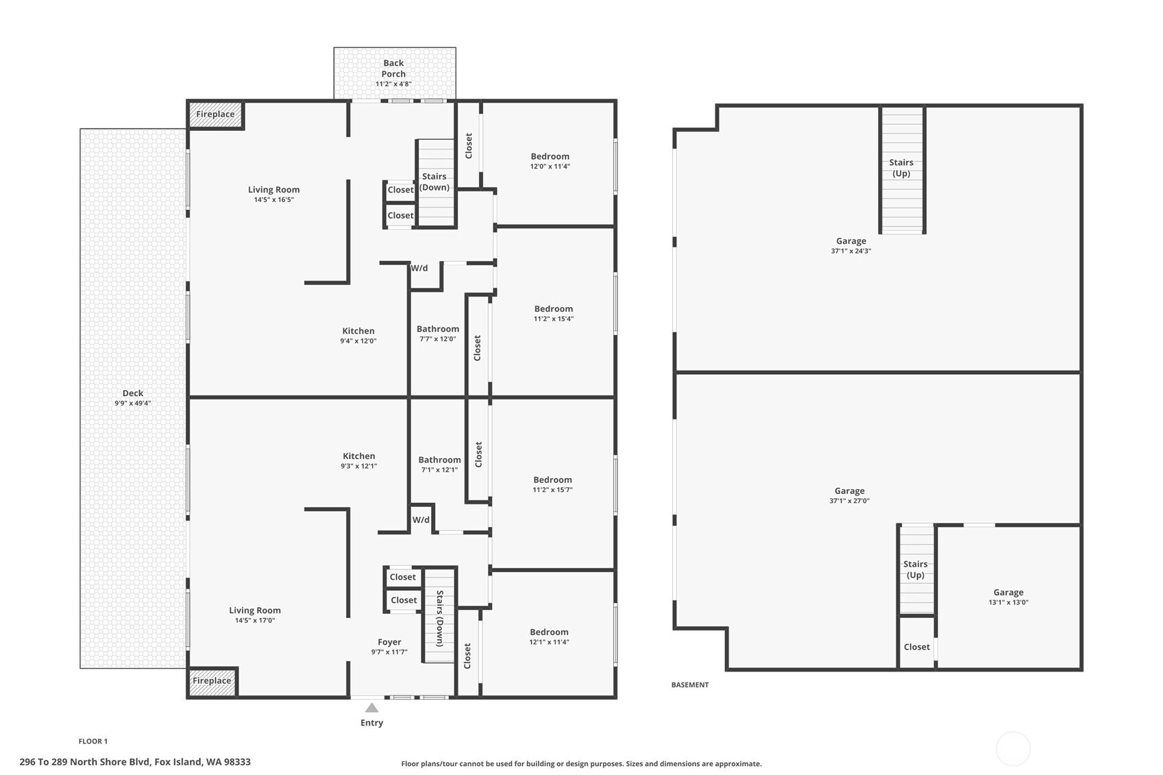 296 298 North Shore Boulevard , Fox Island, WA 98333