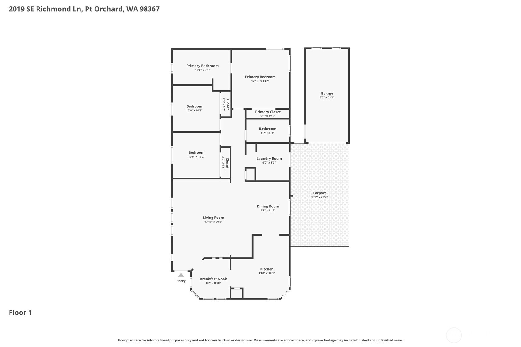 2019 SE Richmond Lane , Port Orchard, WA 98367