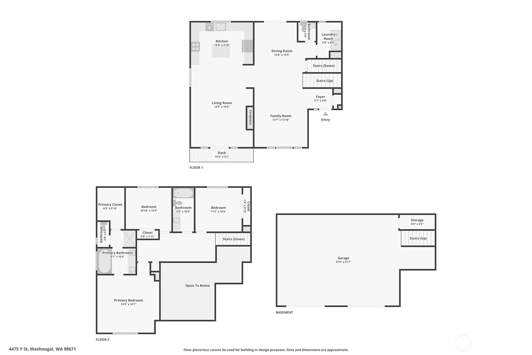 4475 Y Street , Washougal, WA 98671