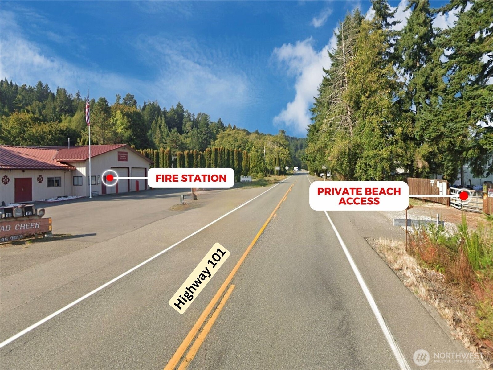619 N Colony Surf Drive , Lilliwaup, WA 98555