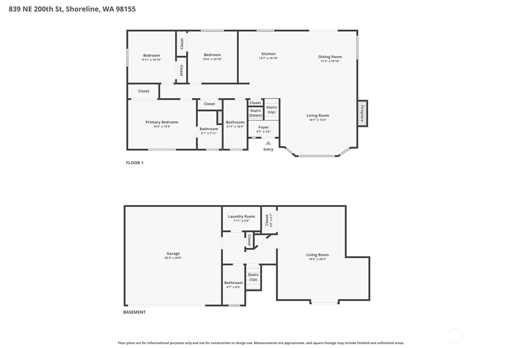 839 NE 200th Street , Shoreline, WA 98155