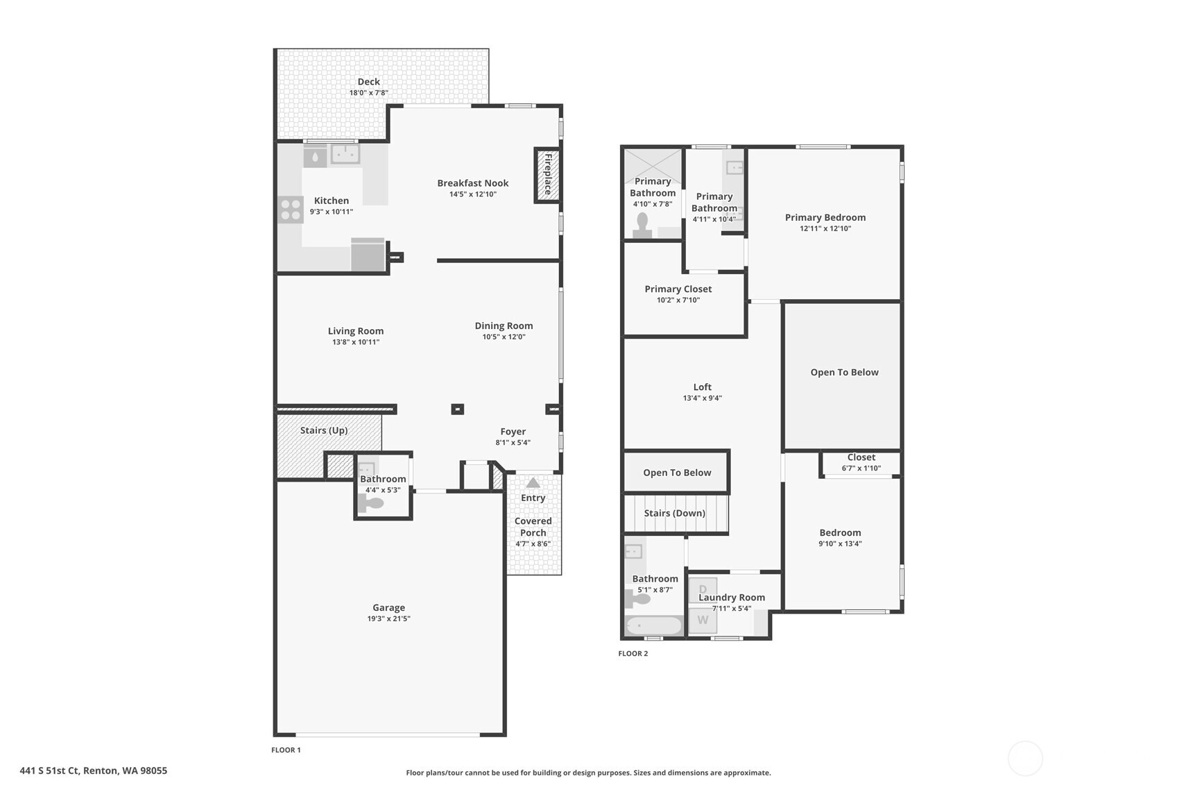 441 S 51st Court , Renton, WA 98055