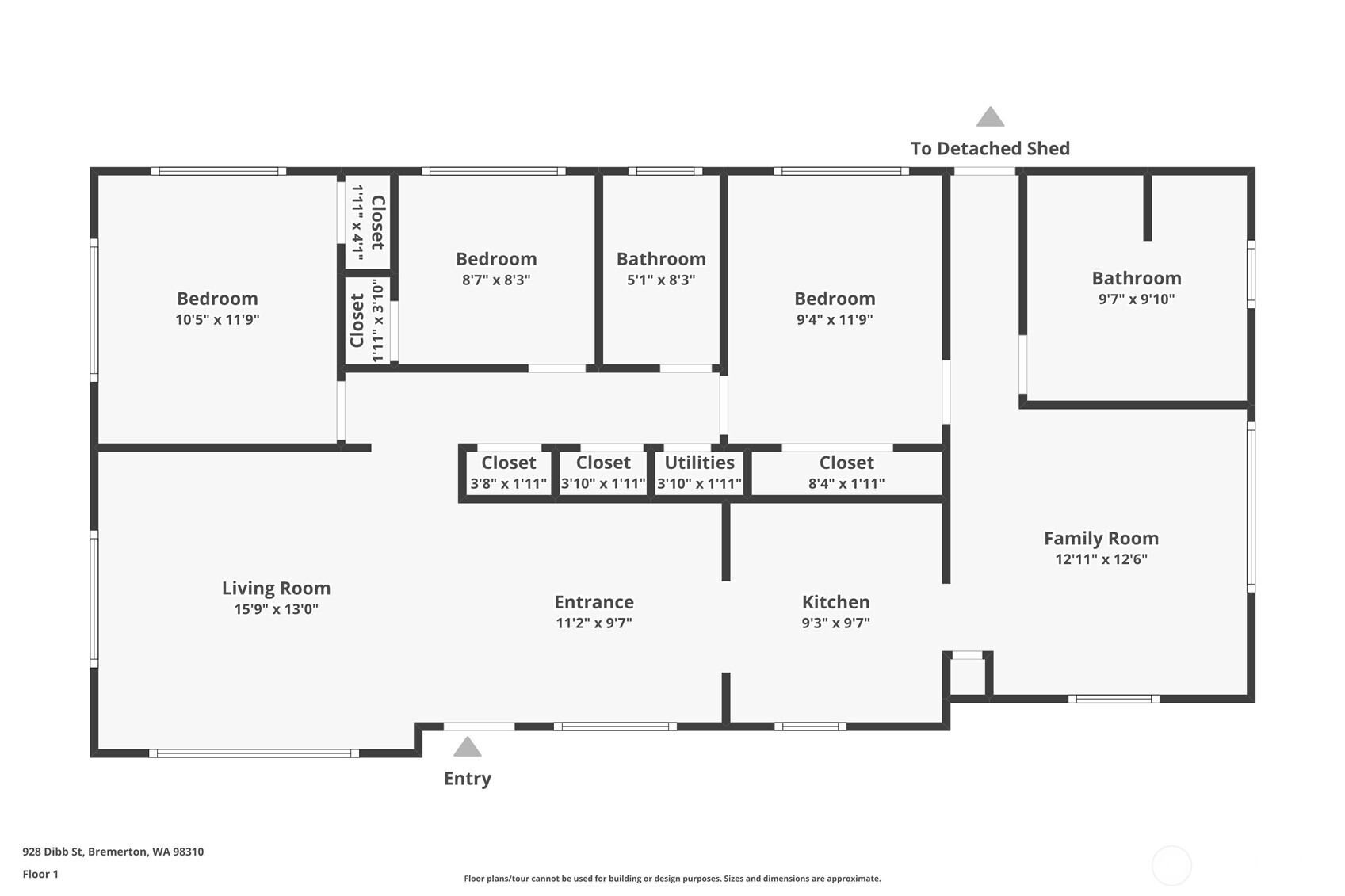 928 Dibb Street , Bremerton, WA 98310