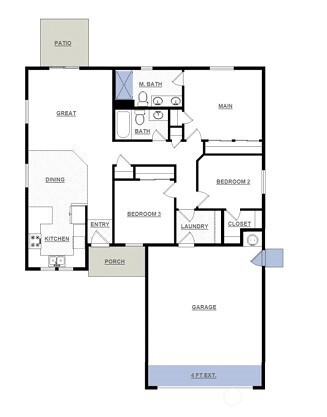 4340 W Sandhill St , Moses Lake, WA 98837